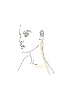 Female Face Sketch | Crie seu próprio pôster