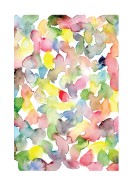 Colorful Abstract Watercolor Art | Crie seu próprio pôster