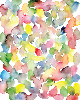 Colorful Abstract Watercolor Art
