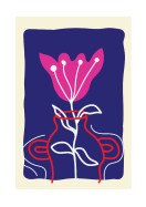Flower In Vase | Crie seu próprio pôster
