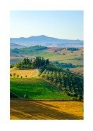 Tuscany Landscape View | Crie seu próprio pôster