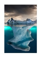 Dramatic View Of Iceberg | Crie seu próprio pôster