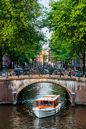 Canal In Amsterdam