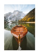 Rowing Boat In Lake | Crie seu próprio pôster