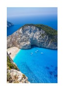 Navagio Beach In Greece | Crie seu próprio pôster