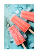 Sweet Pink Popsicles | Crie seu próprio pôster