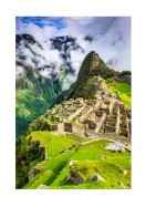 View Of Machu Picchu In Peru | Crie seu próprio pôster