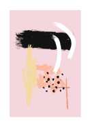 Pink Abstract Artwork | Crie seu próprio pôster