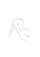 Female Body Silhouette No3 | Crie seu próprio pôster