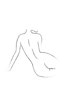 Female Body Silhouette No3