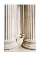 Row Of Marble Columns | Crie seu próprio pôster
