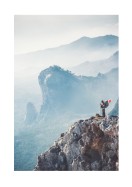 View Of Mountain Landscape | Crie seu próprio pôster